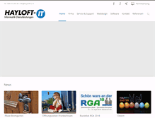 Tablet Screenshot of hayloft-it.ch